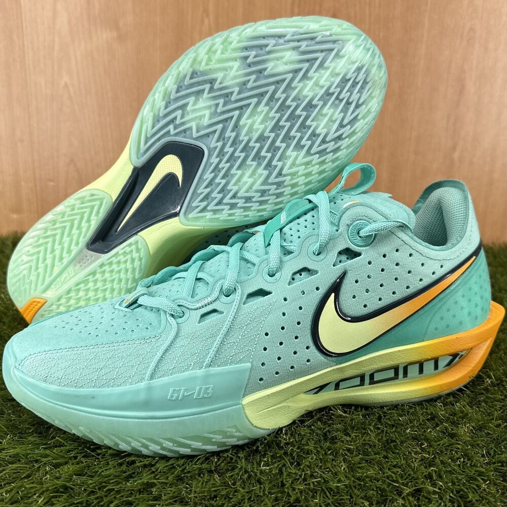 Nike Air Zoom GT Cut 3 Bleached Turquoise Sundial DV2913-301 Men's Size 11.5